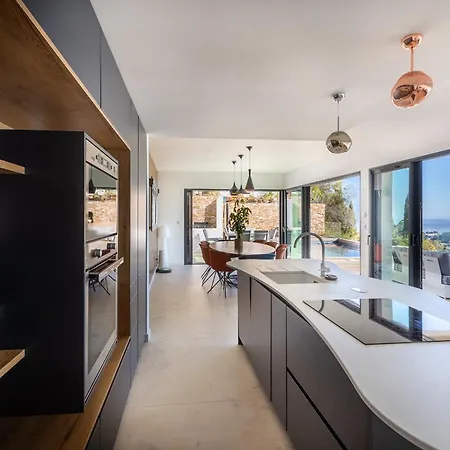 5 Etoiles Vue Sur Les Iles D'or Sea And Mountain Pleasure Vue La Californie 别墅 卡尔特汉