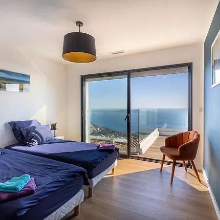 别墅 5 Etoiles Vue Sur Les Iles D'or Sea And Mountain Pleasure Vue La Californie *