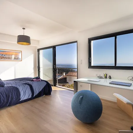 别墅 5 Etoiles Vue Sur Les Iles D'or Sea And Mountain Pleasure Vue La Californie