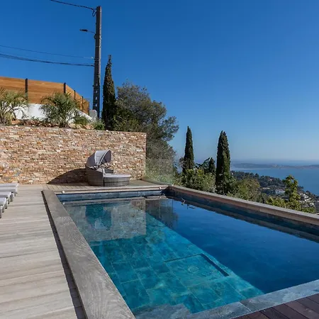 别墅 5 Etoiles Vue Sur Les Iles D'or Sea And Mountain Pleasure Vue La Californie *